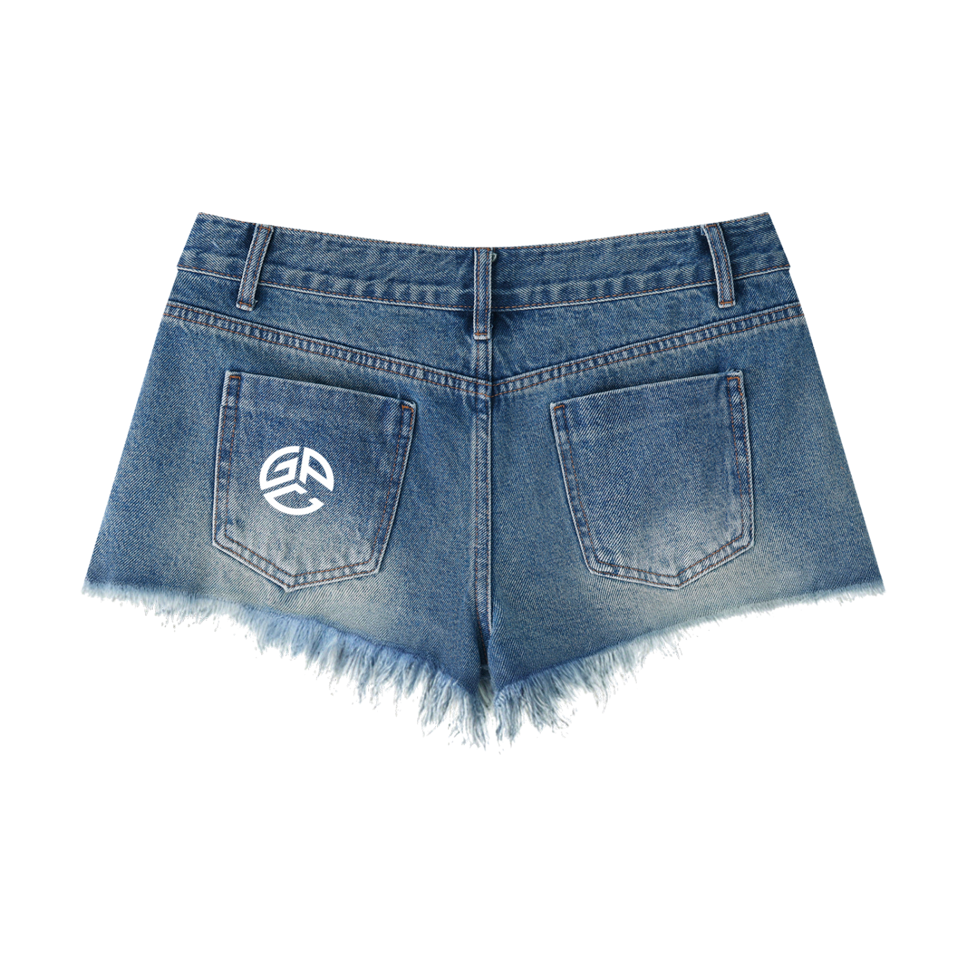 Women's Vintage Wash Raw GPC Denim Shorts