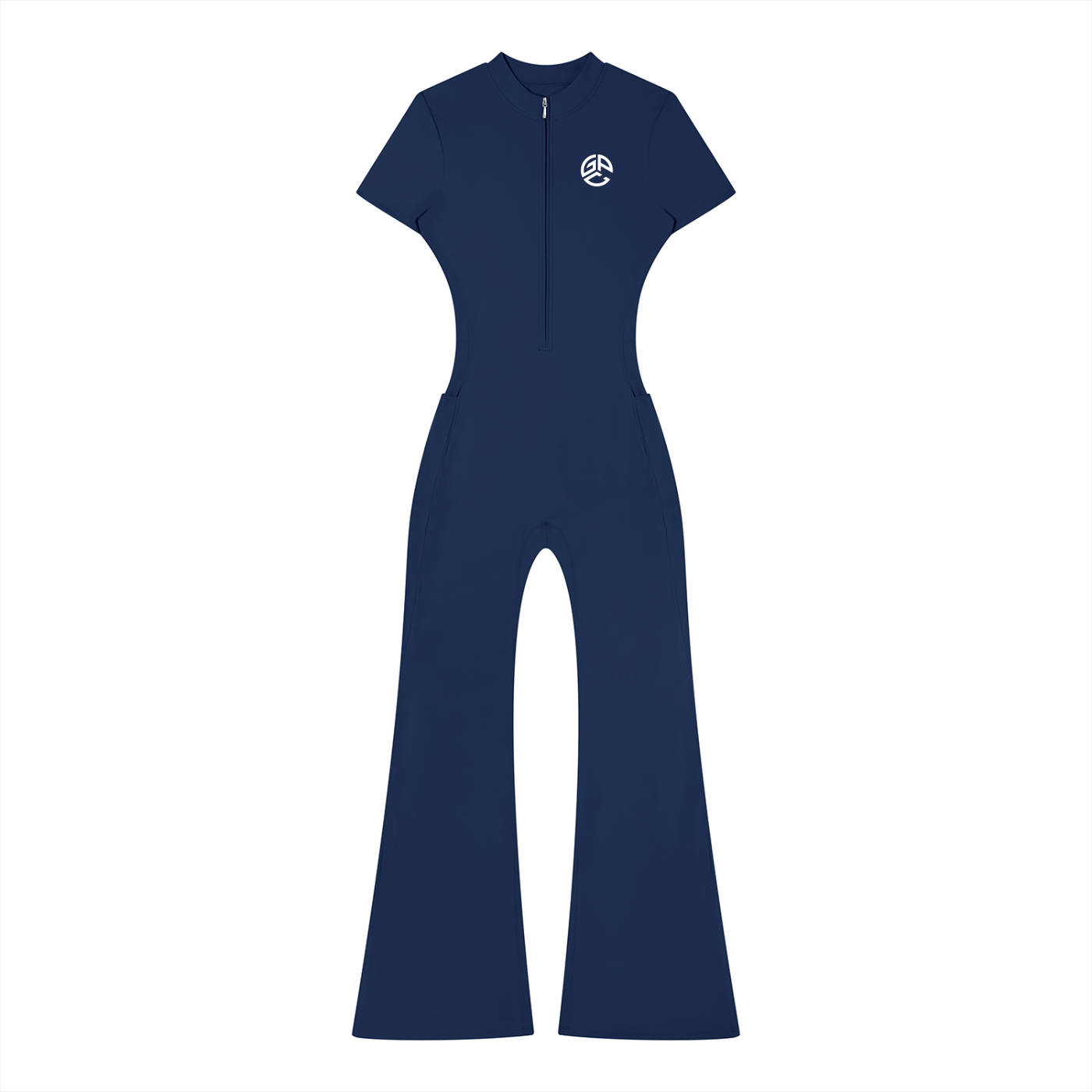 Women’s GPC  Tight Flared Leg Quarter-Zip Jumpsuit