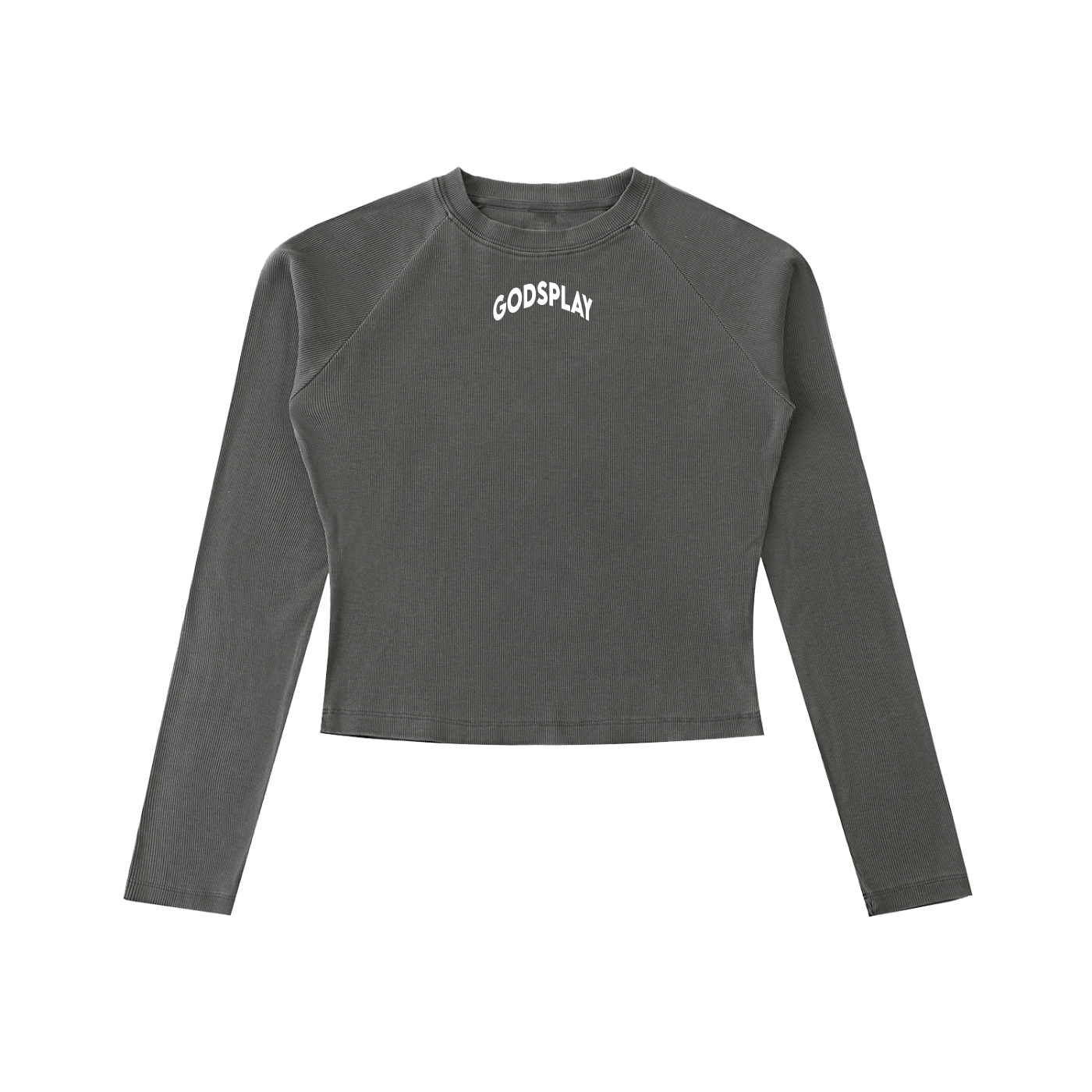 Dyed Washed Raglan GPC Long Sleeve Slim T-Shirt