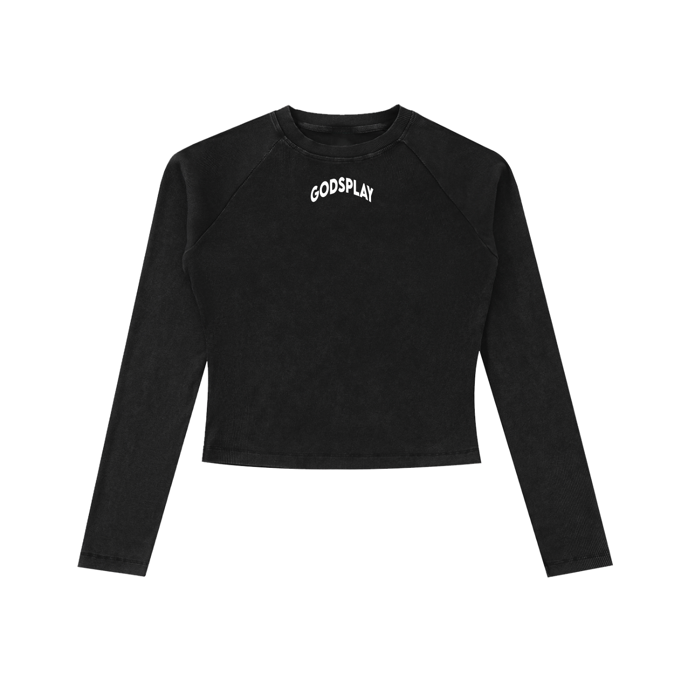 Dyed Washed Raglan GPC Long Sleeve Slim T-Shirt