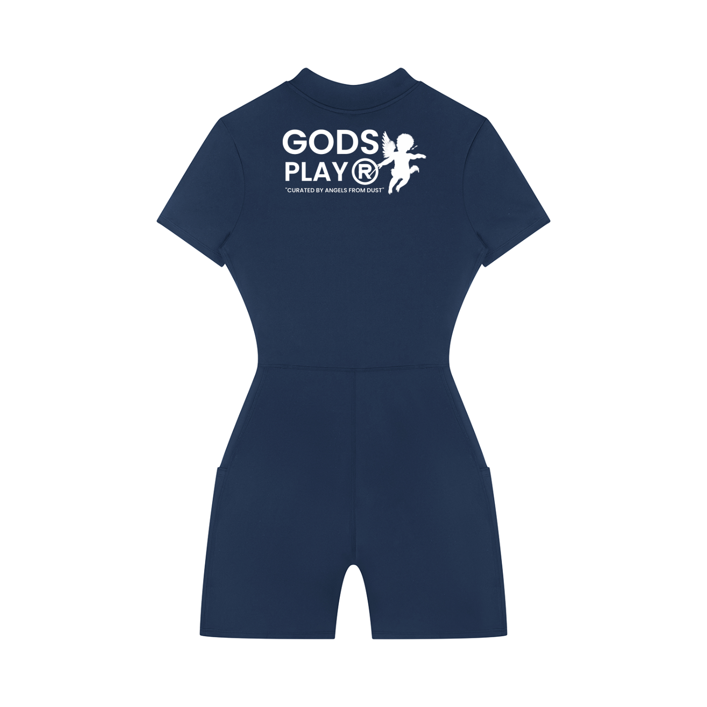 Women's Quarter-Zip GPC Short Sleeve Romper
