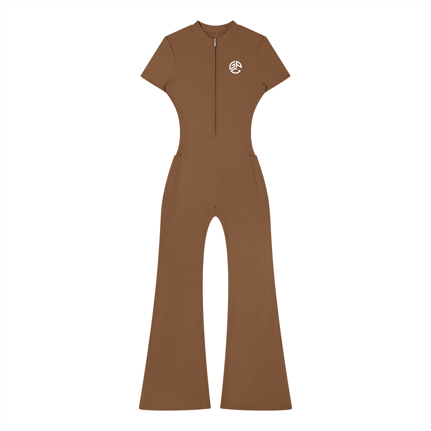Women’s GPC  Tight Flared Leg Quarter-Zip Jumpsuit