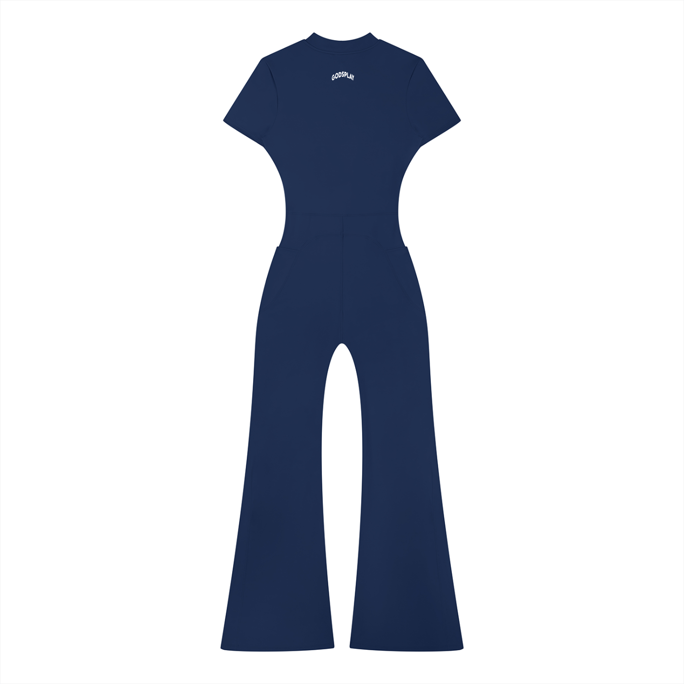 Women’s GPC  Tight Flared Leg Quarter-Zip Jumpsuit