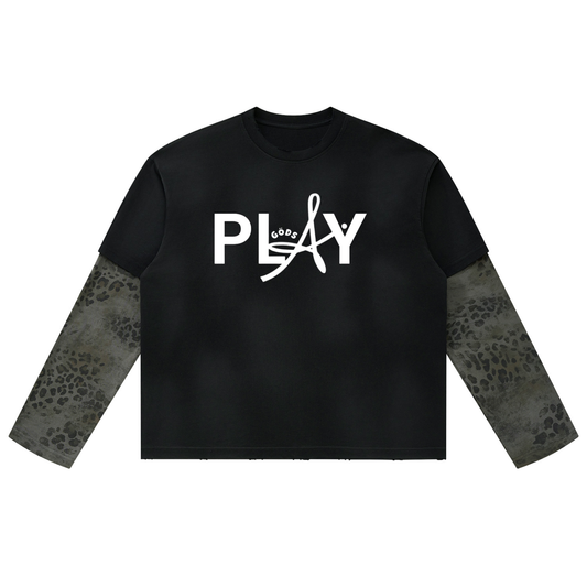GPC PLAY Leopard SLEEVE T-Shirt