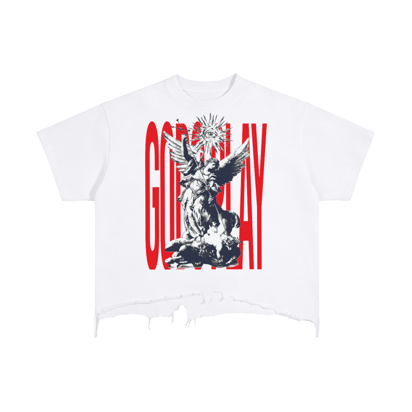 Vintage Wash Boxy Distressed GPC T-Shirt