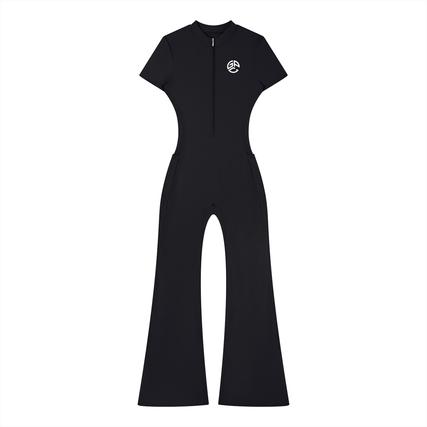 Women’s GPC  Tight Flared Leg Quarter-Zip Jumpsuit