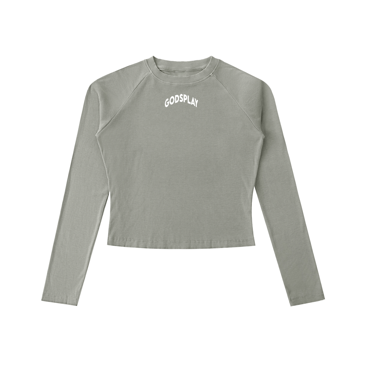 Dyed Washed Raglan GPC Long Sleeve Slim T-Shirt