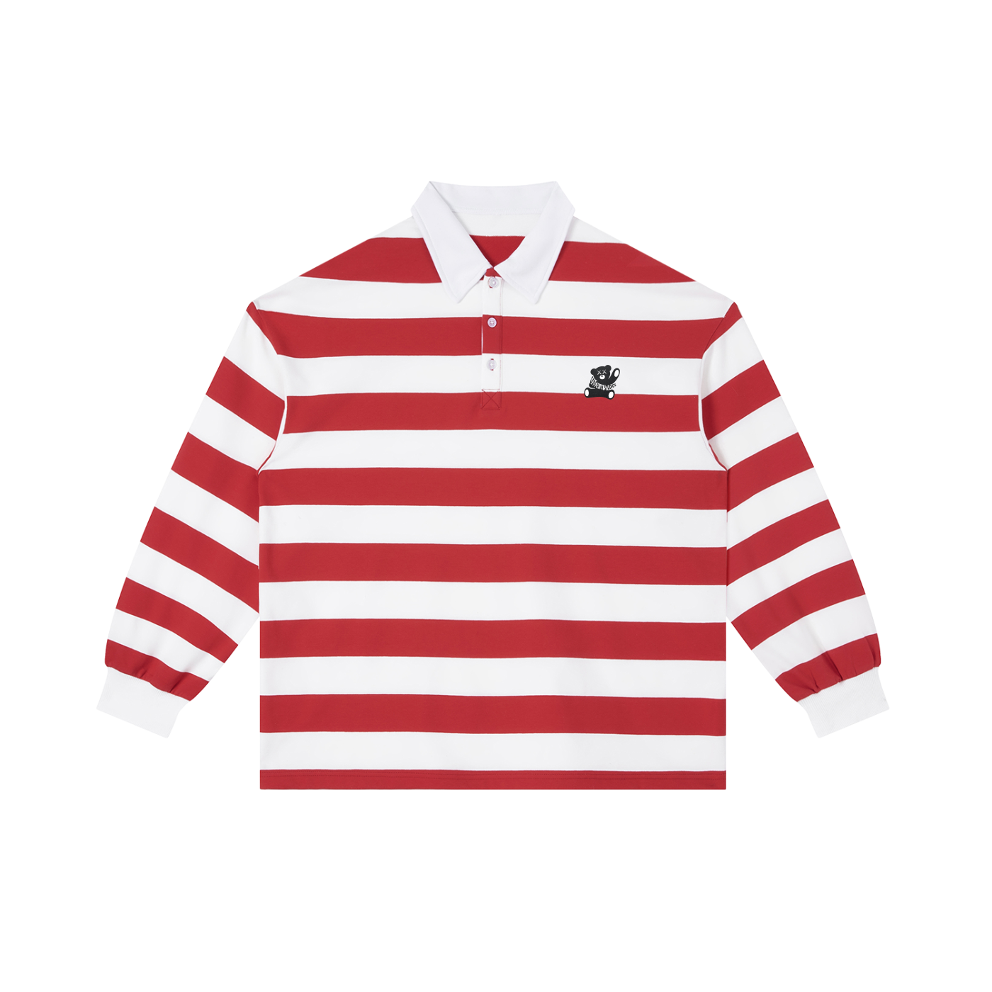 GPC  Stripe Polo Long Sleeve
