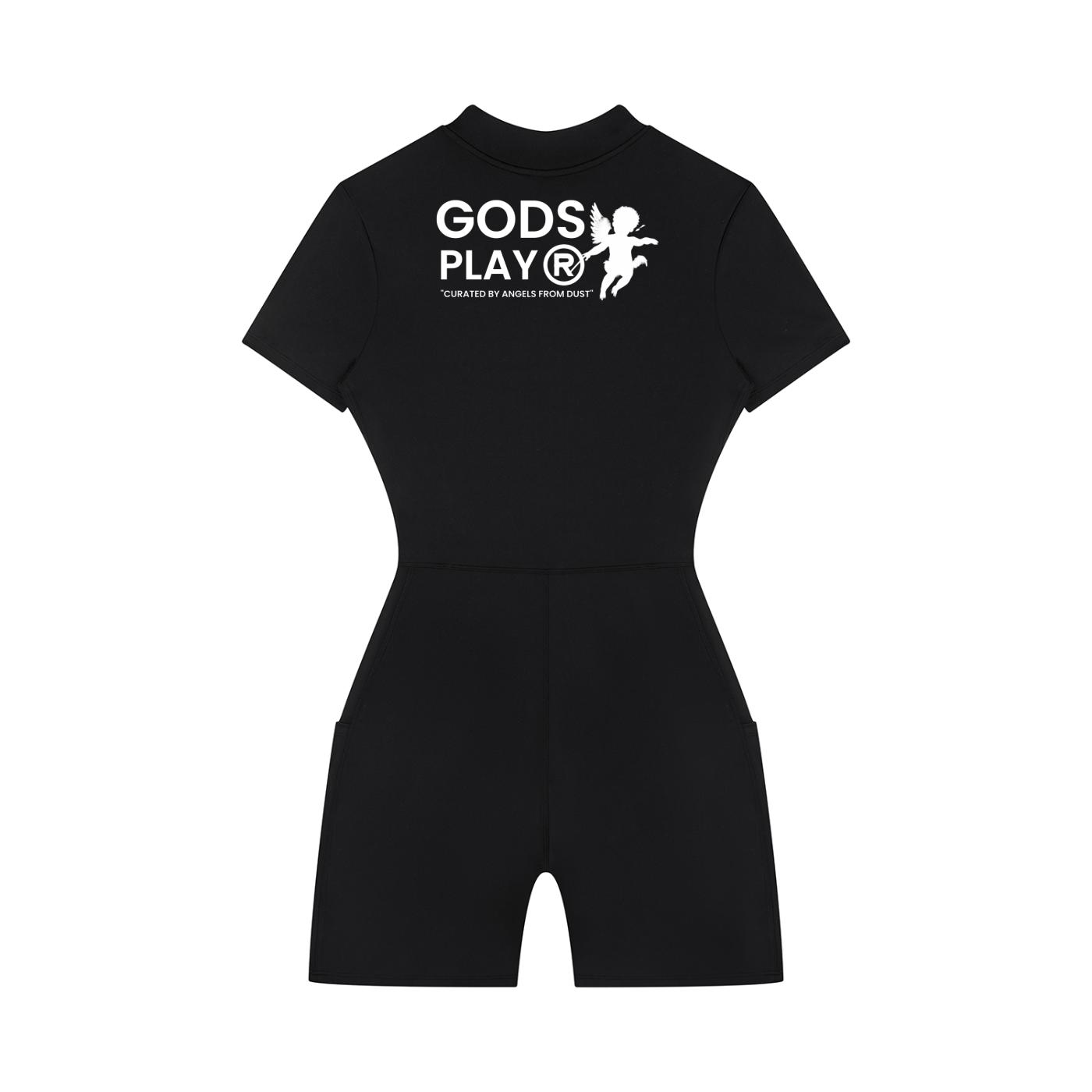 Women's Quarter-Zip GPC Short Sleeve Romper