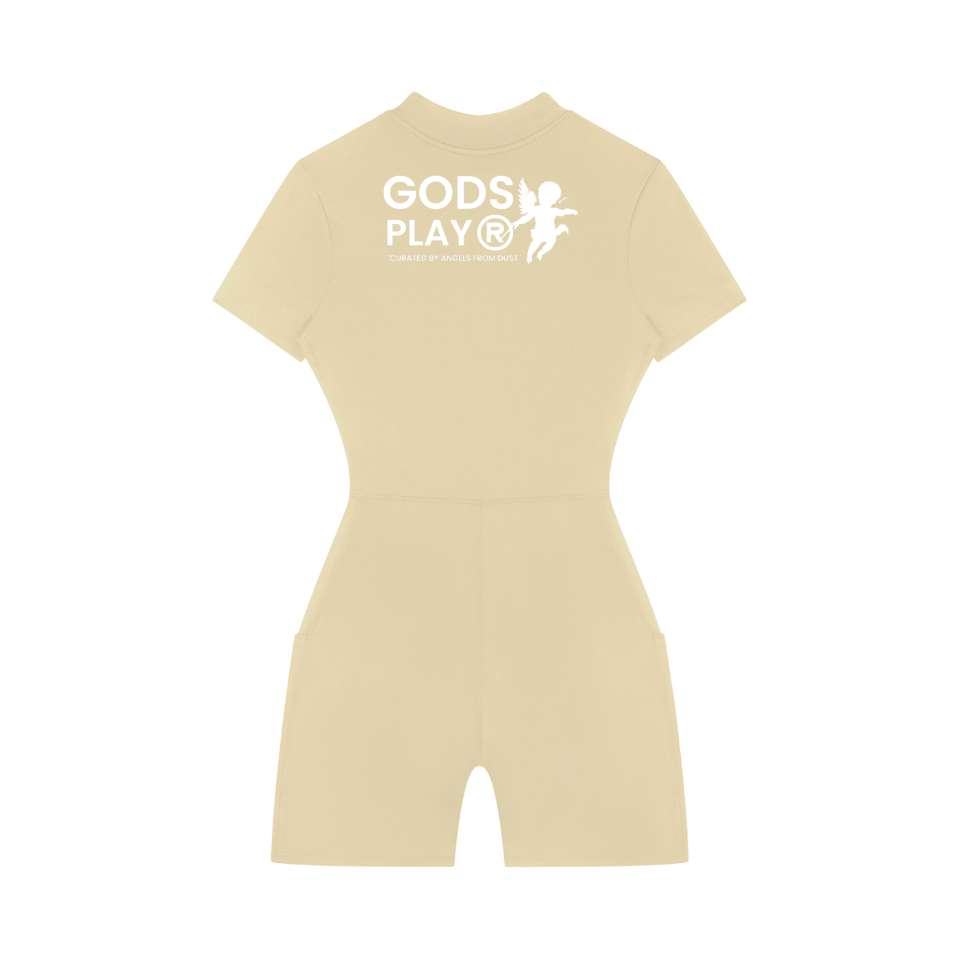Women's Quarter-Zip GPC Short Sleeve Romper