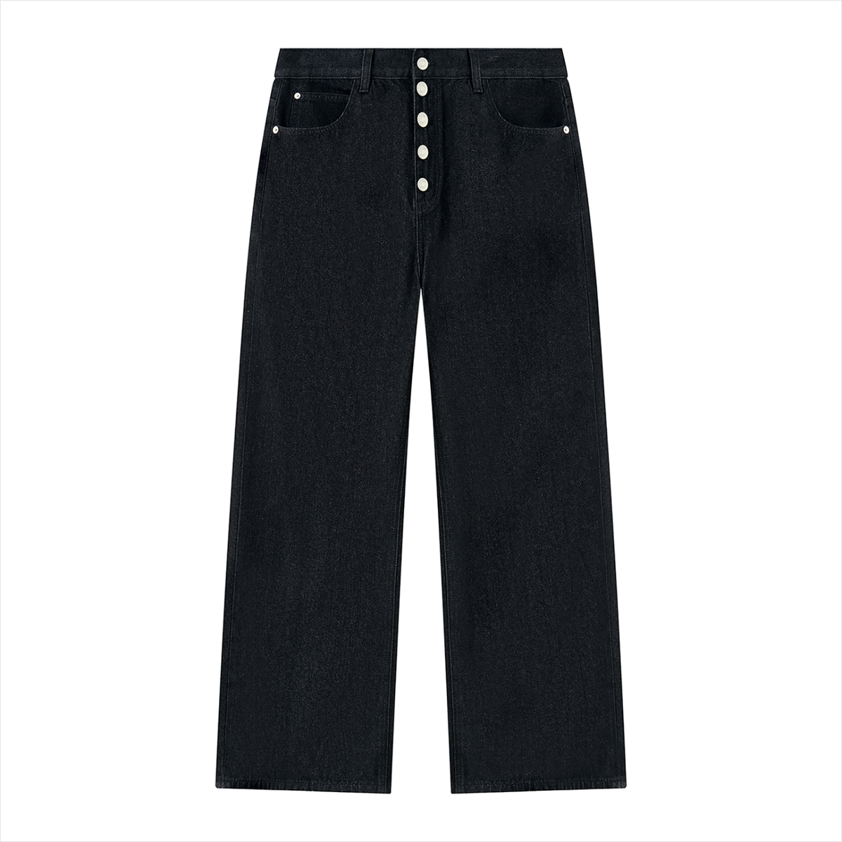 GPC Vintage Wash Wide Leg Denim Jeans