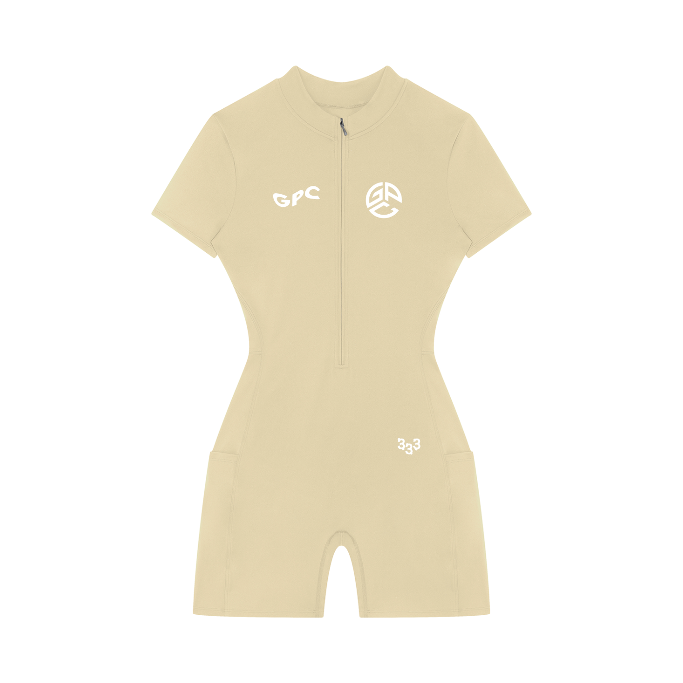 Women's Quarter-Zip GPC Short Sleeve Romper