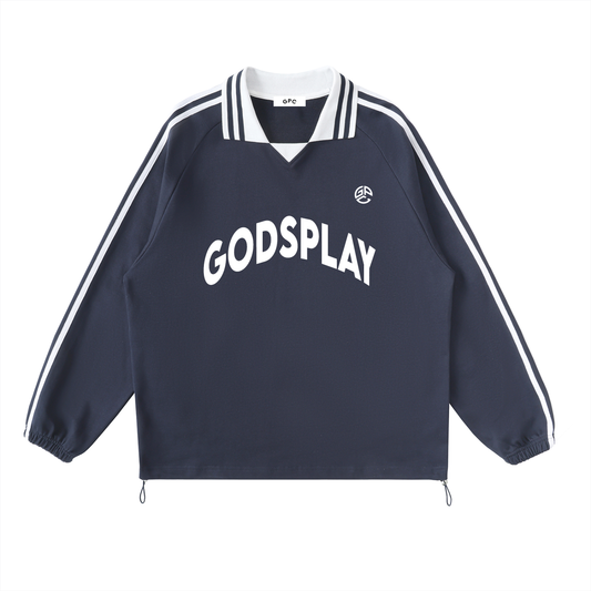 GPC  Lapel Collar Sweatshirt