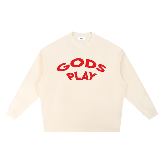 Knitted GPC Round Neck Oversize Sweatshirt