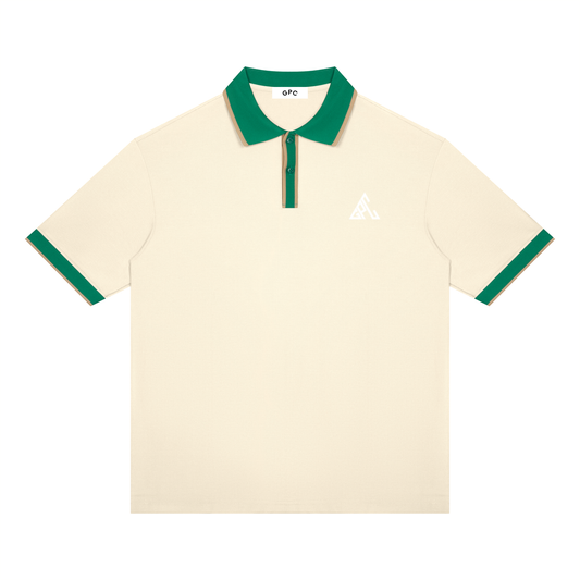 Unisex Color Block Polo Shirt