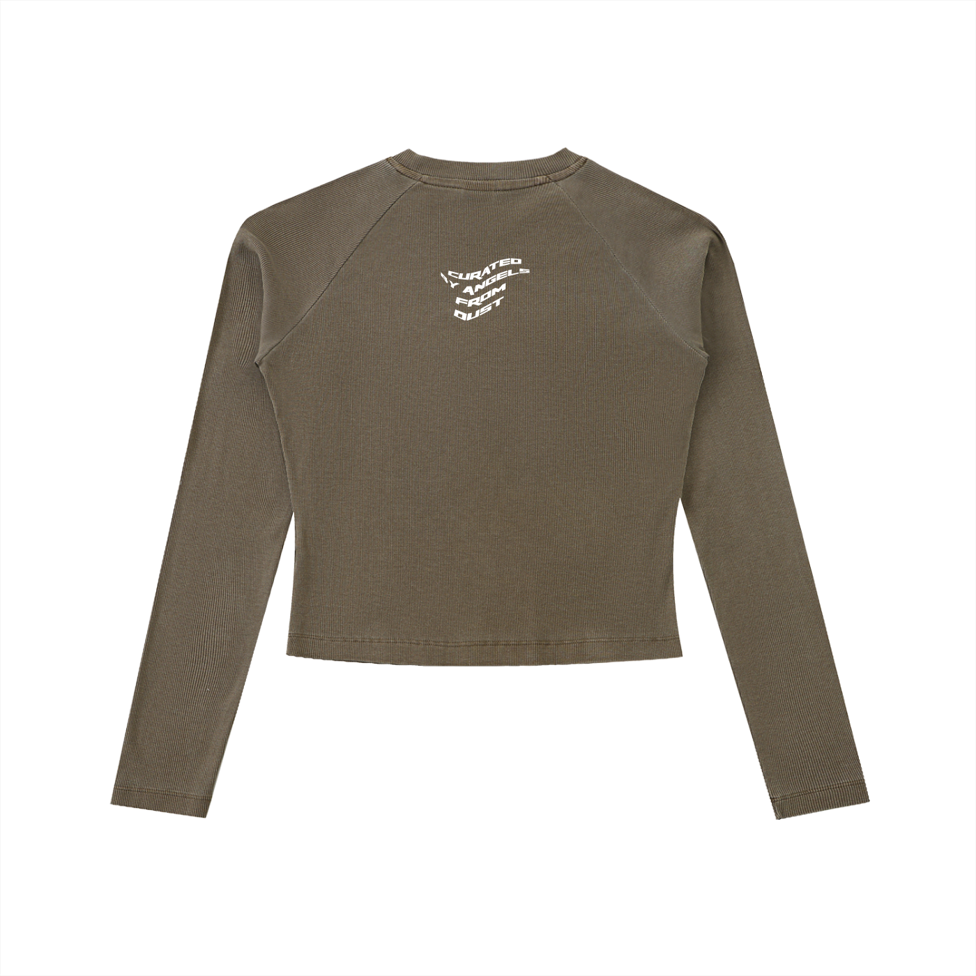 Dyed Washed Raglan GPC Long Sleeve Slim T-Shirt