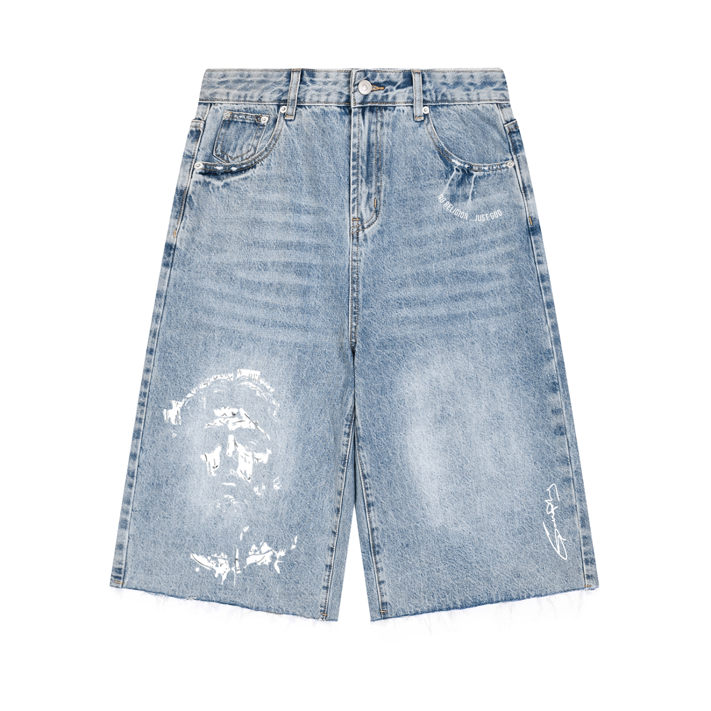 GPC DENIM YAHWEH JEAN SHORTS