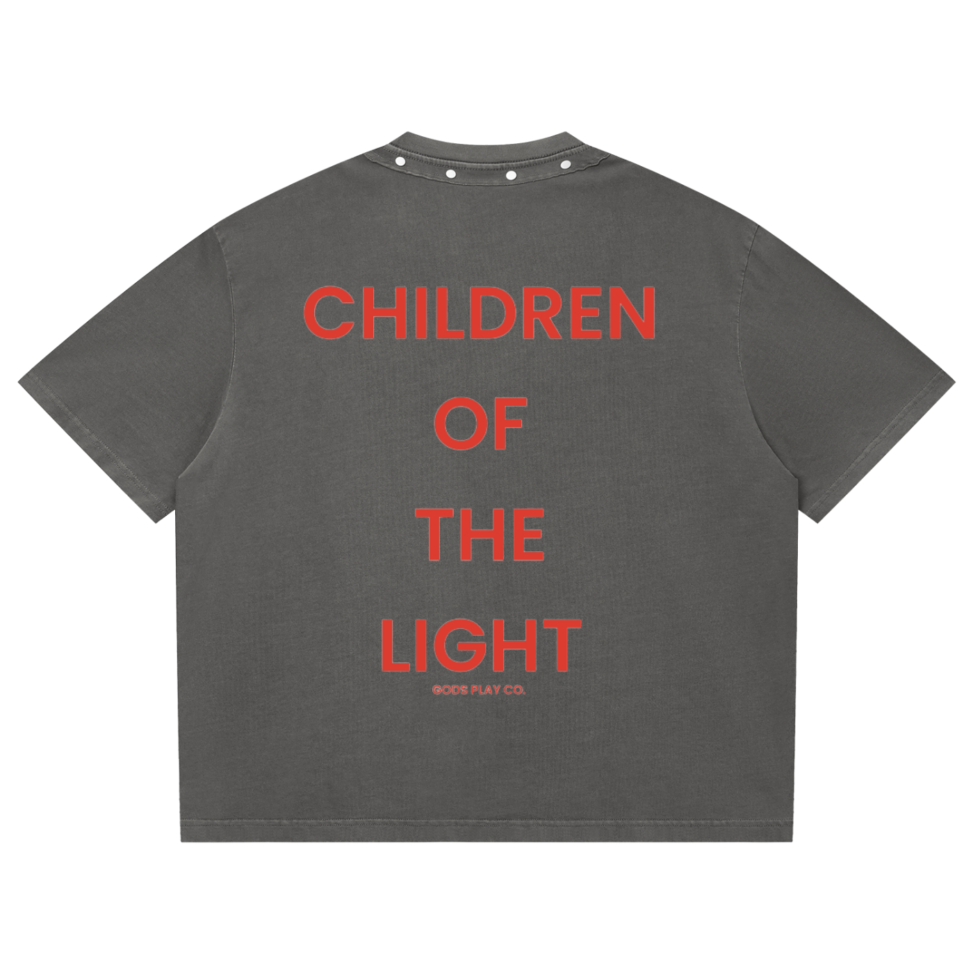 Unisex Washed Boxy Studded GPC T-Shirt