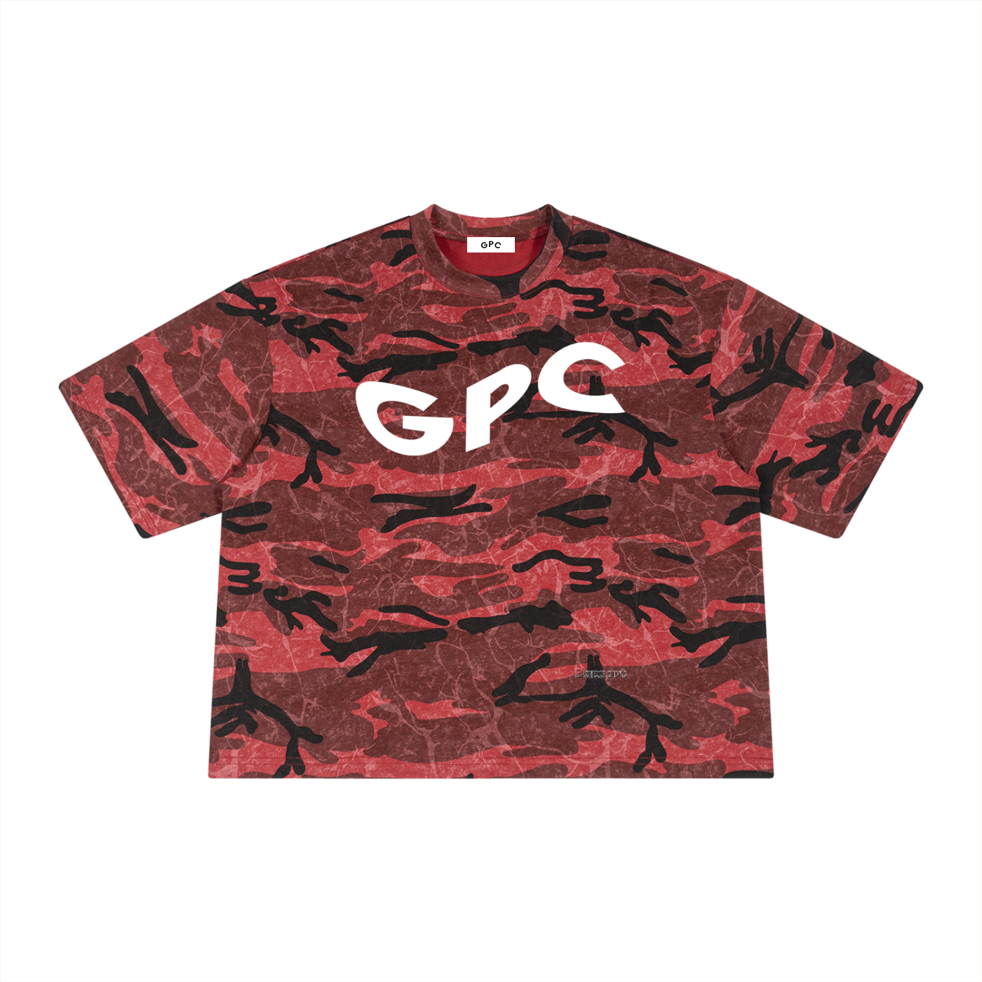 GPC Boxy Camo Print T-Shirt