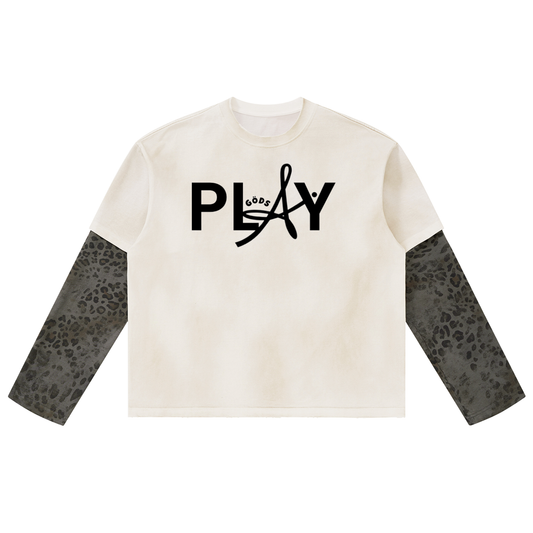 GPC PLAY Leopard SLEEVE T-Shirt