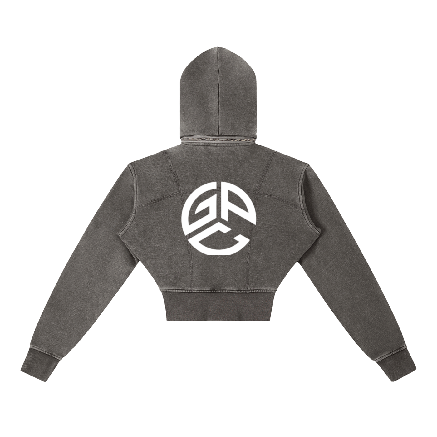 Vintage Washed Cropped GPC Fleece Hoodie