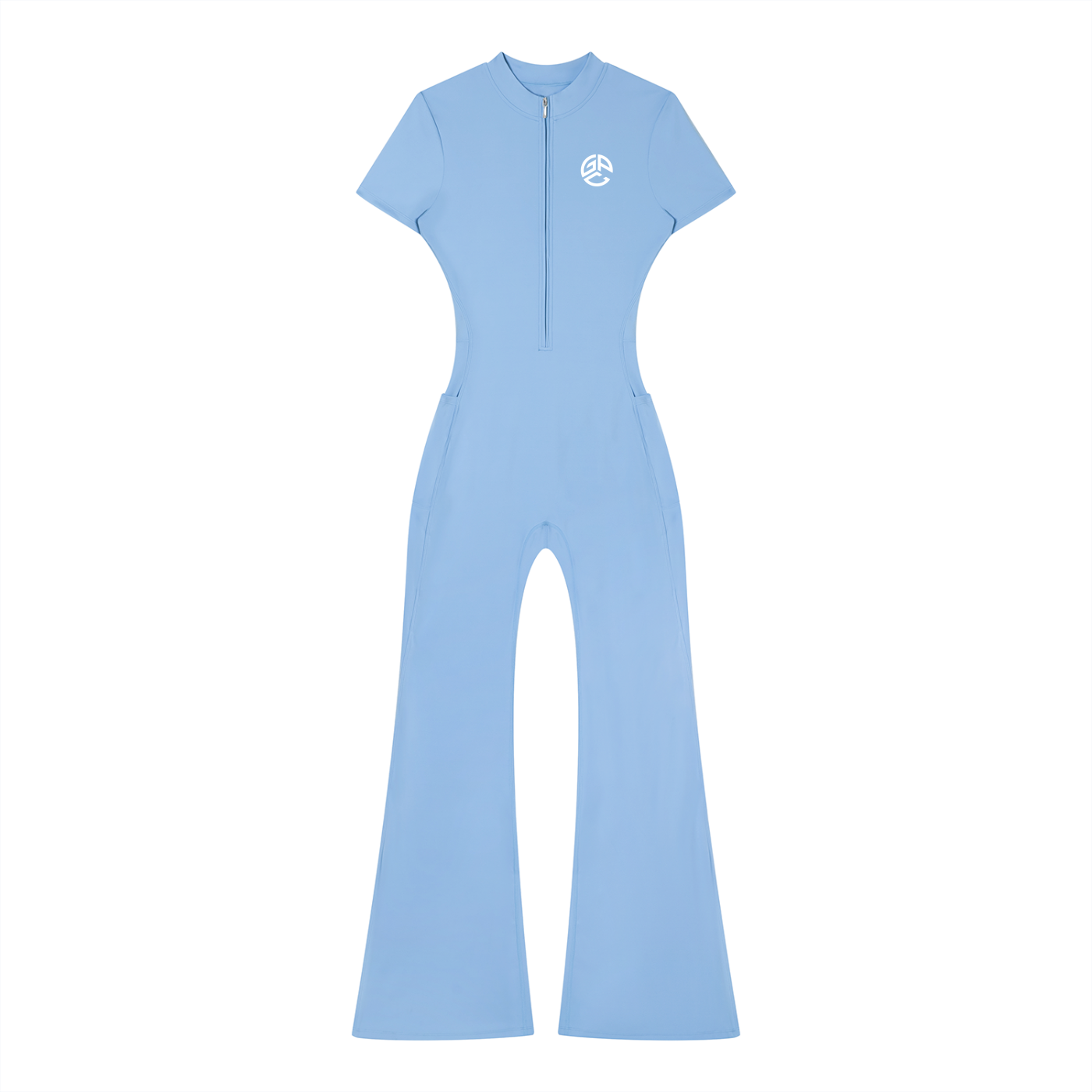 Women’s GPC  Tight Flared Leg Quarter-Zip Jumpsuit