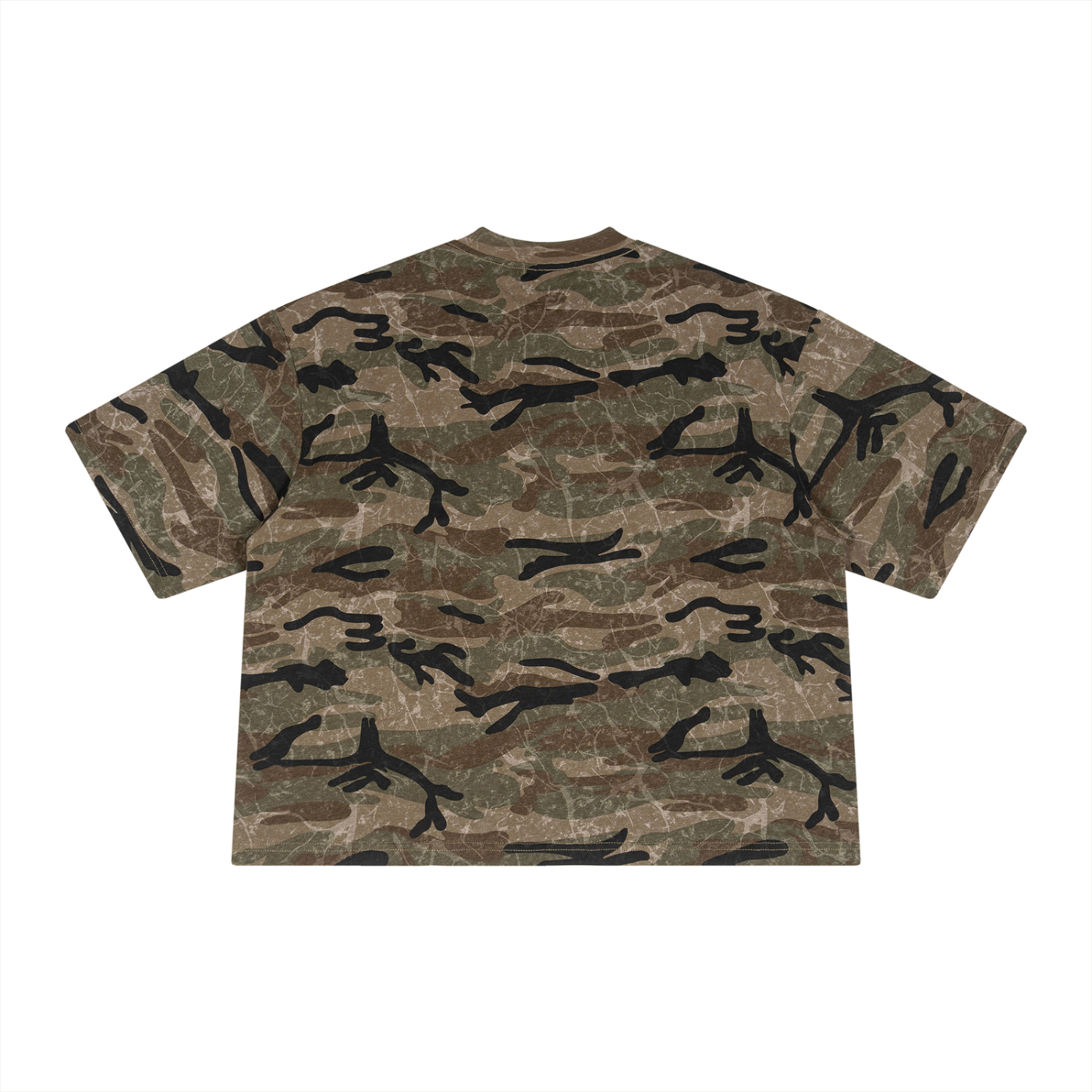 GPC Boxy Camo Print T-Shirt